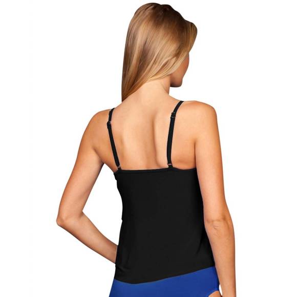 NEW MAGICSUIT rita triple tier tankini top in black - Picture 2 of 2